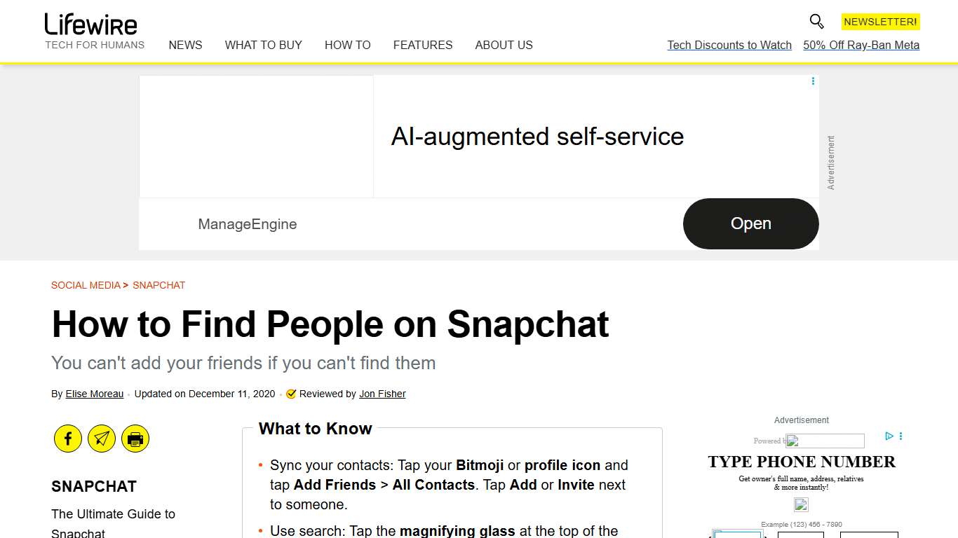 How to Find People on Snapchat